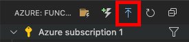 red box to highlight the blue arrow deploy button