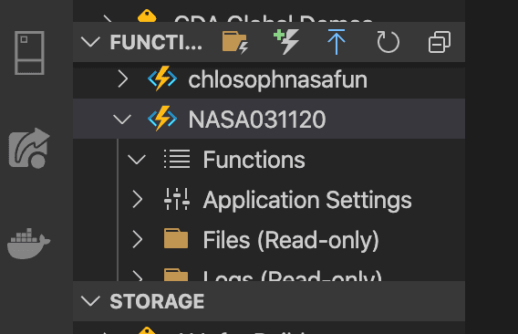 Azure Function in VSCode