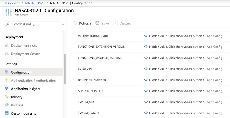 Azure configazure-config